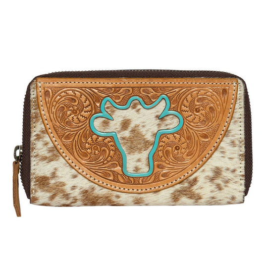 Ronda Bullhead Cowhide Wallet - Small