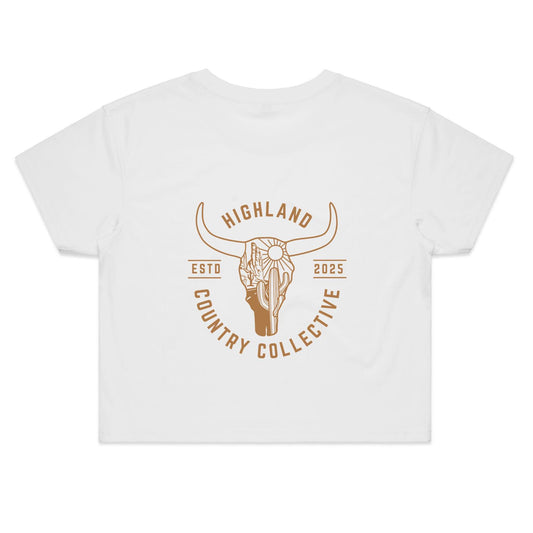 LADIES | Sunset Skull Crop