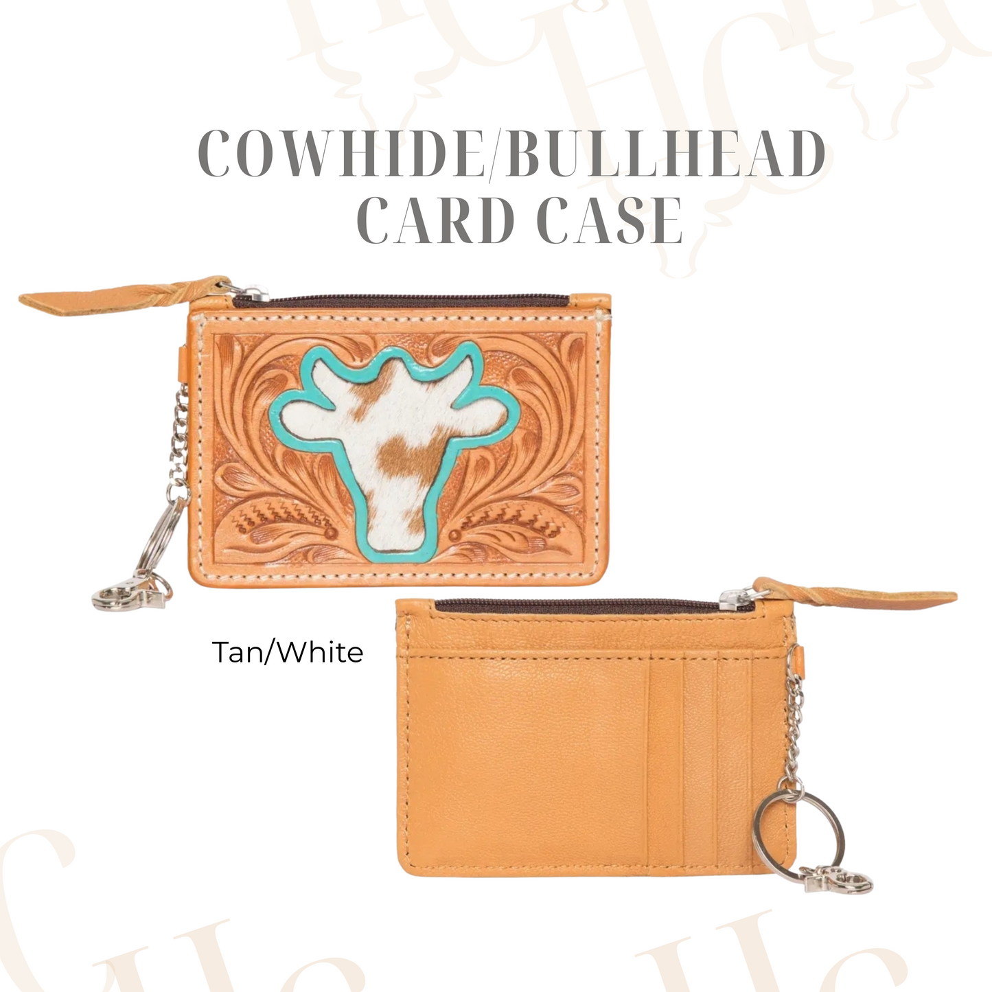 Cowhide/Bullhead Card Case