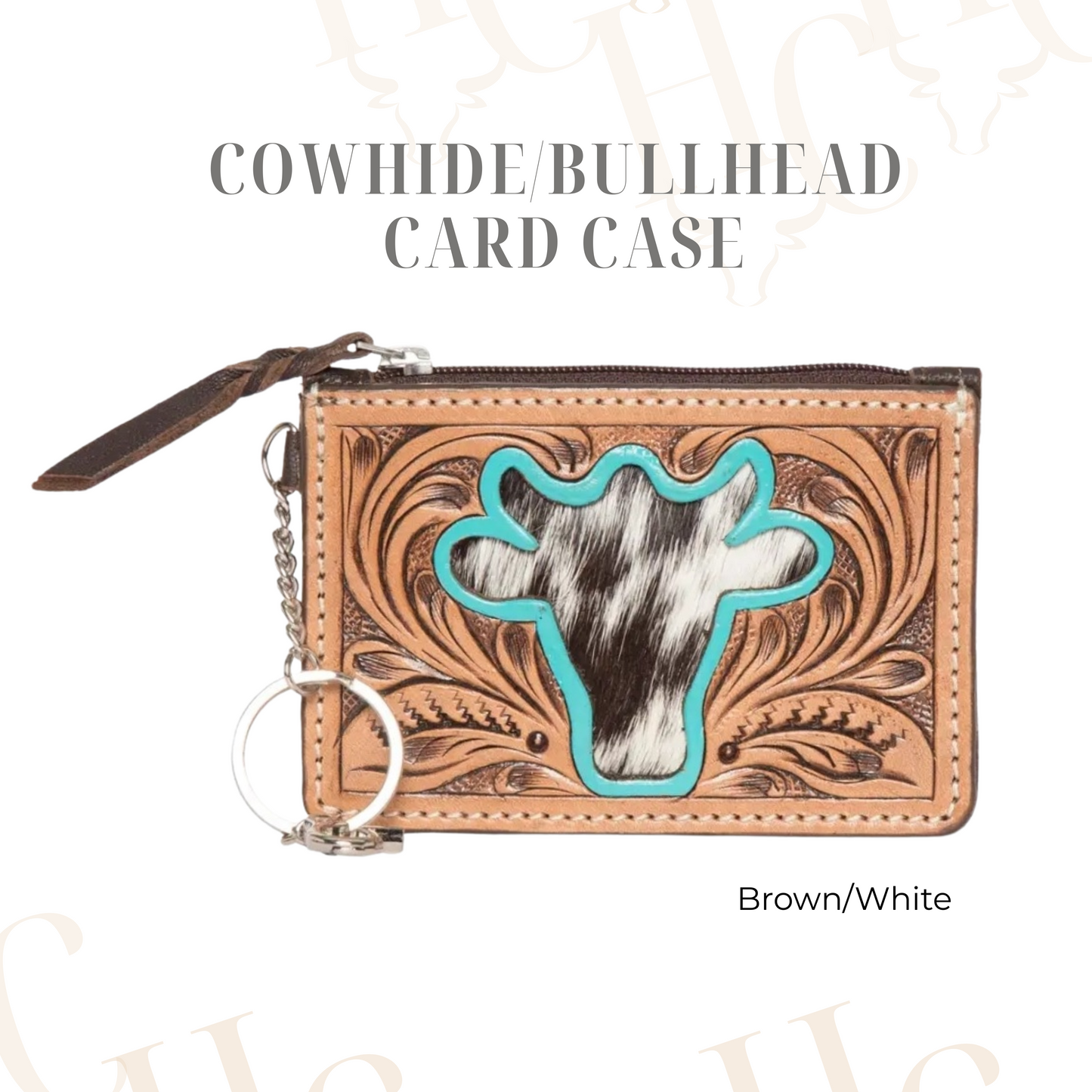 Cowhide/Bullhead Card Case